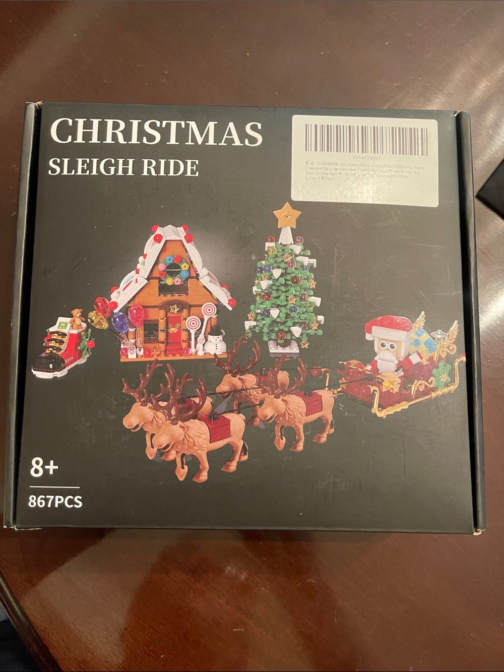 Christmas Sleigh Ride Building Set nwt 867 pieces